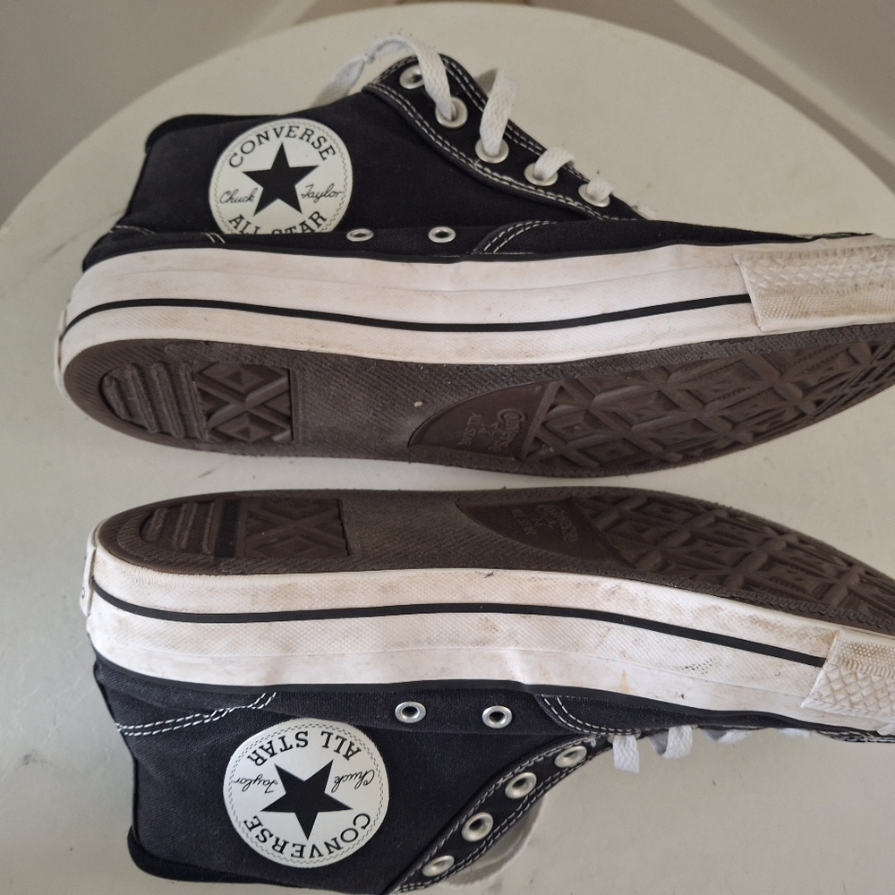 Converse Black and White High-Tops